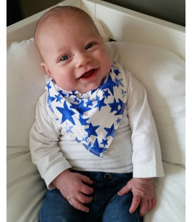 Bandana Bibble slabben Bandana Bibble  Blue Starlight