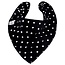 Bandana Bibble slabben Bandana Bibble Zwart met witte stippen