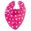 Bandana Bibble slabben Bandana Bibble Pink Dotty