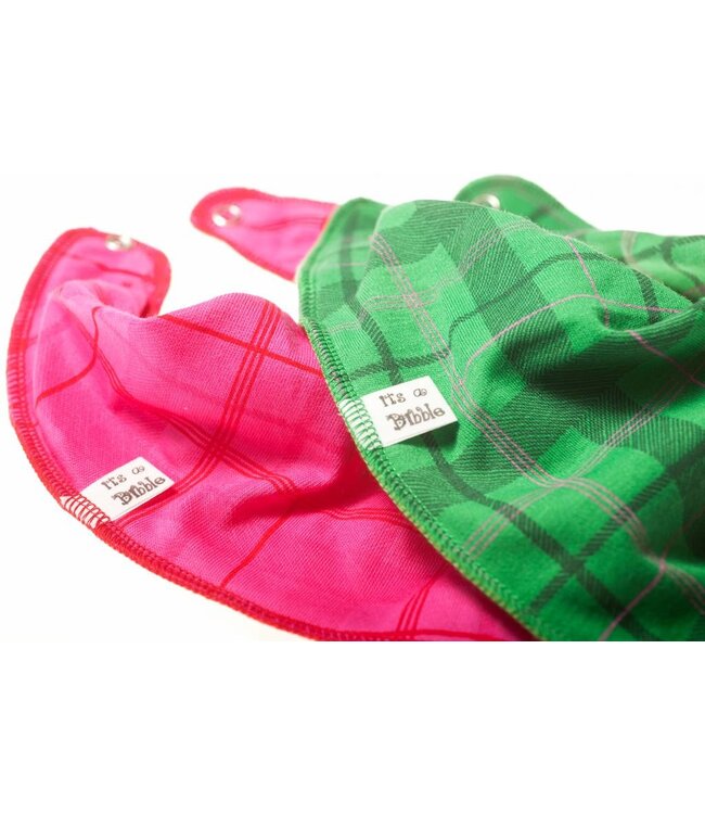 Bandana Bibble slabben Bandana Bibble Jac Jac Green