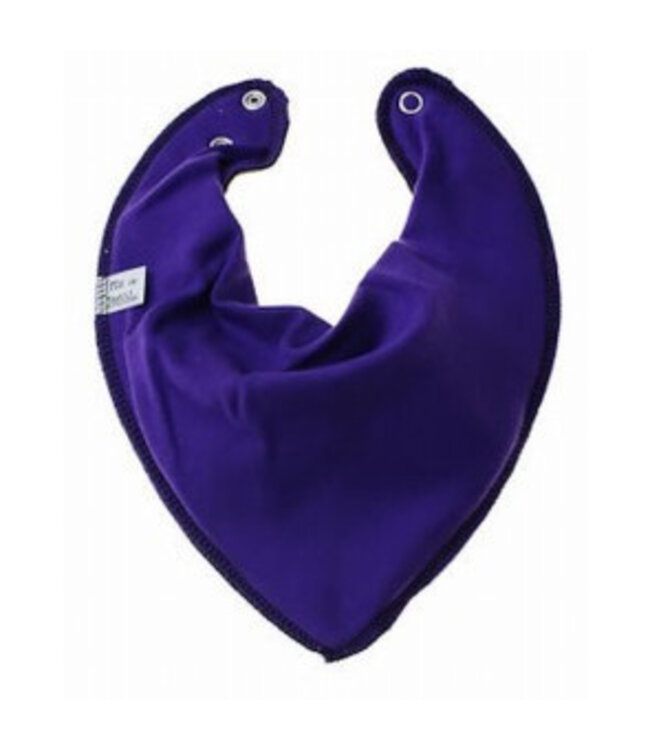 Bandana Bibble slabben Bandana Bibble Aubergine Small