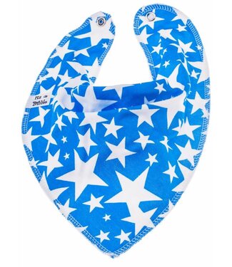 Bandana Bibble slabben Bandana Bibble Sterrenstorm Blauw Small