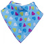 Bandana Bibble slabben Bandana Bibble Blue Heart