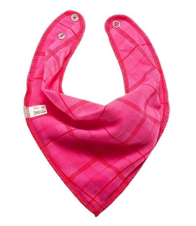 Bandana Bibble slabben Bandana Bibble Jac Jac Fuchsia