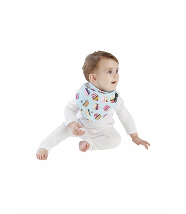 Mum2Mum Mum2Mum Fashion Bandana Wonderslab Cupcakes 2 stuks