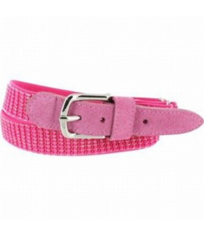 Oxxy Elastisch verstelbare kinderriem Oxxy Glitter Fuchsia