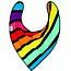 Bandana Bibble slabben Bandana Bibble Rainbow