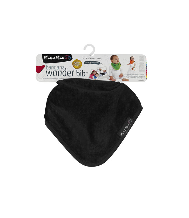Mum2Mum Mum2Mum Bandana Bib Black