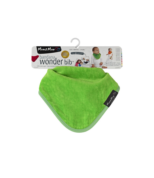 Mum2Mum Mum2Mum Bandana Wonder Lätzchen Limette