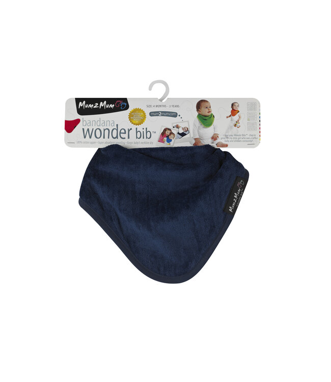 Mum2Mum Mum2Mum Bandana Wonder Lätzchen Navy
