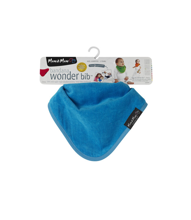 Mum2Mum Mum2Mum Bandana Wonder Lätzchen Aqua