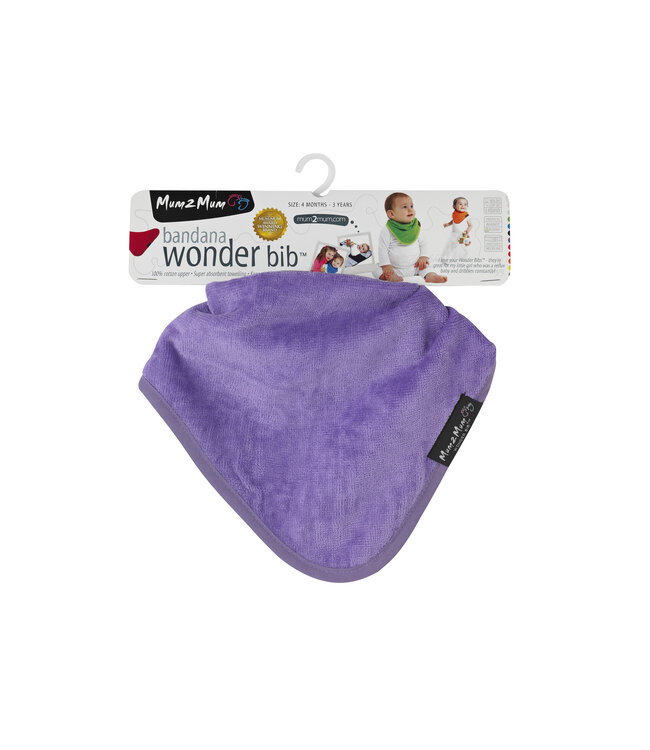 Mum2Mum Mum2Mum Bandana Wonder Lätzchen Lila