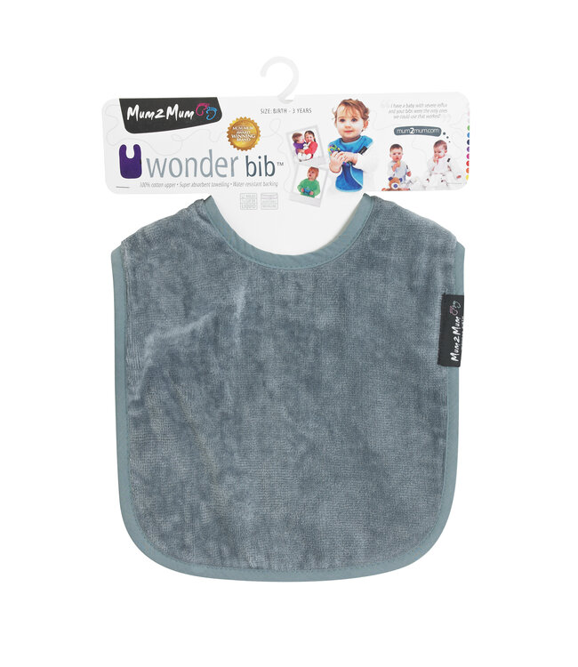 Mum2Mum Mum2Mum Standard Wonder Lätzchen Grau