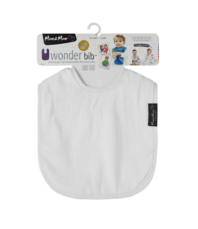 Mum2Mum Mum2Mum Standard Wonder Lätzchen Weiß