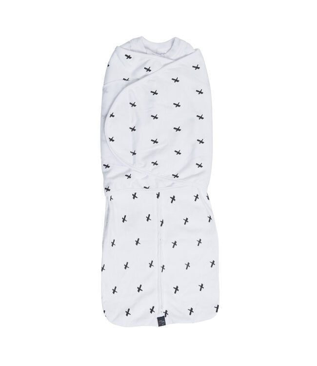 Mum2Mum Mum2Mum Dream Swaddle- Inbakerdoek Groot| Zwarte X