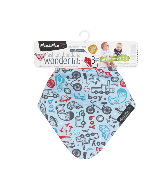 Mum2Mum Fashion Bandana Wonder Lätzchen Boy 2 Stück