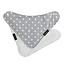 Mum2Mum Mum2Mum Fashion Bib Grey Dots White