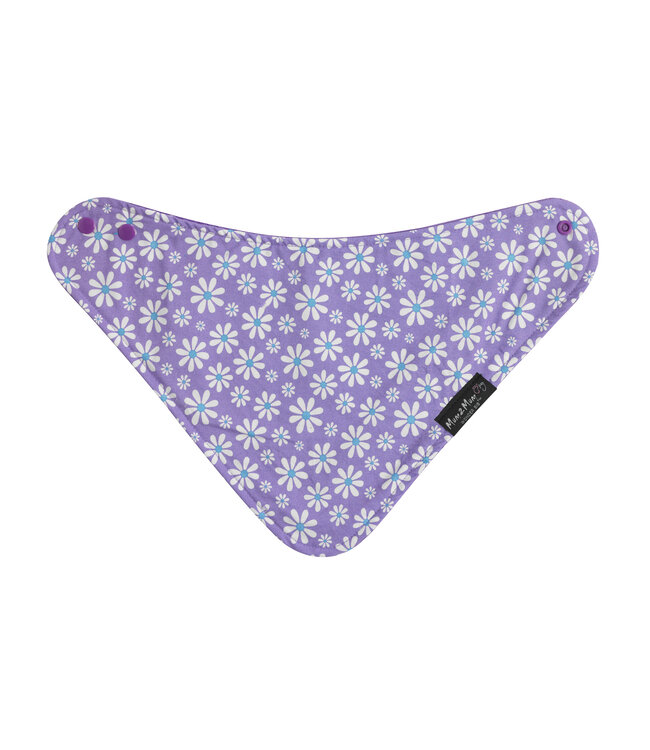Mum2Mum Fashion Bandana Wonder Lätzchen Lila Blumen 2 Stück