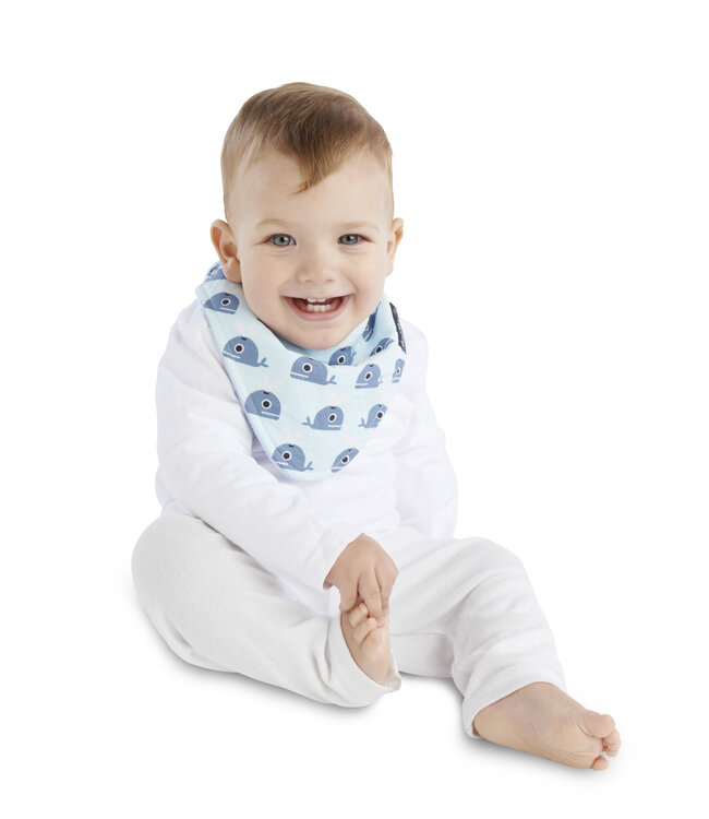 Mum2Mum Fashion Bandana Wonder Lätzchen Wal 2 Stück