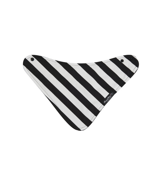 Mum2Mum Fashion Bandana Wonderslab Schwarz/Weiß gestreift 2 Stück