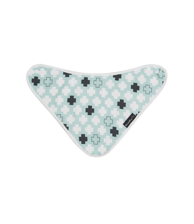 Mum2Mum Mum2Mum Bamboo Bandana Bib Mint Plus 3 stuks