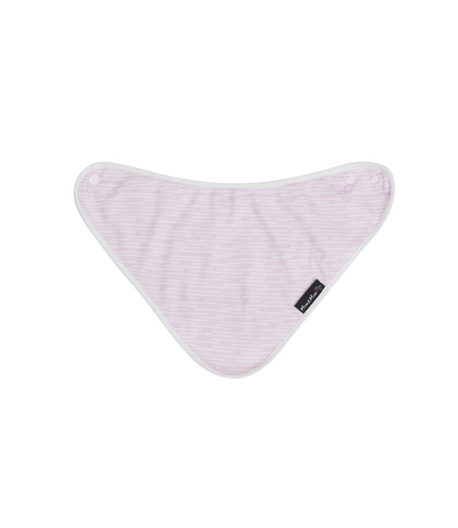 Mum2Mum Mum2Mum Bamboo Bandana Bib Pink Dash