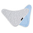 Mum2Mum Mum2Mum Bamboo Bandana Bib Grey Hearts 3 stuks