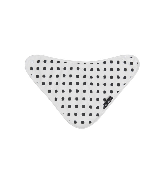 Mum2Mum Bambus-Bandana-Lätzchen, schwarze Blöcke, 3 Stück