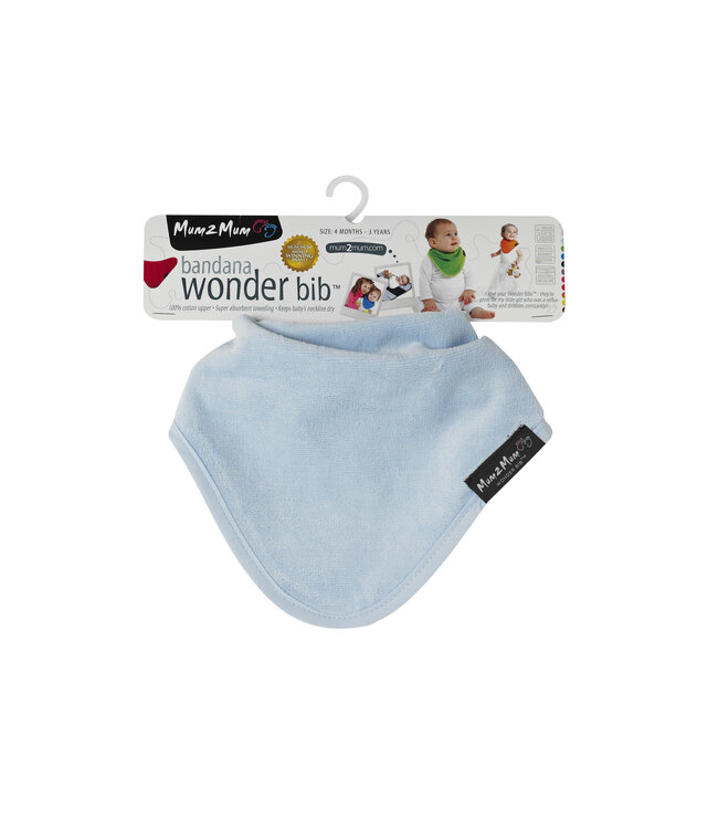Mum2Mum Mum2Mum Bandana Bib Baby Blue