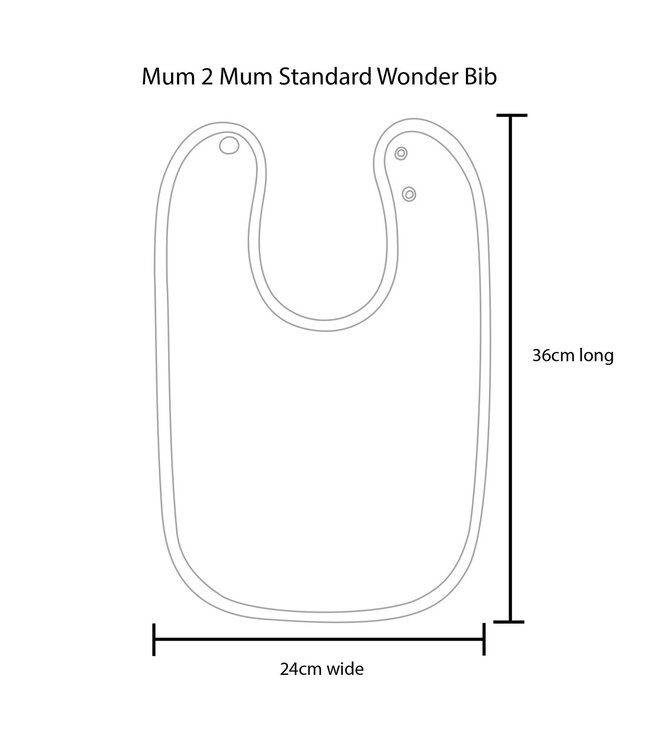 Mum2Mum Mum2Mum Standard Wonder Lätzchen Fuchsia