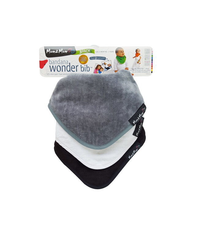 Mum2Mum Multipack-Angebote: 3x Mum2Mum Bandana Wonder Lätzchen