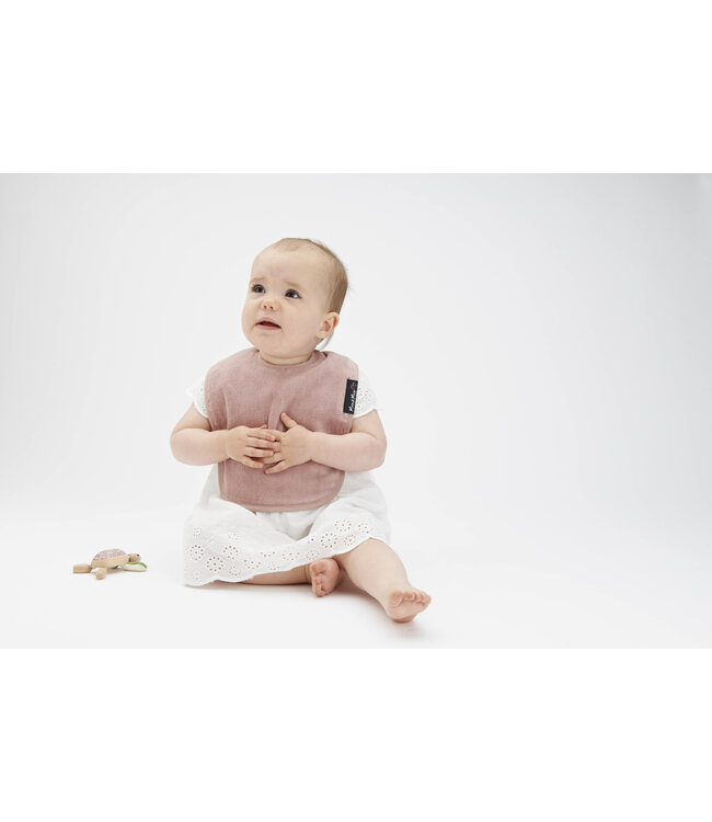 Mum2Mum Mum2Mum Standard Bib Dusty Pink