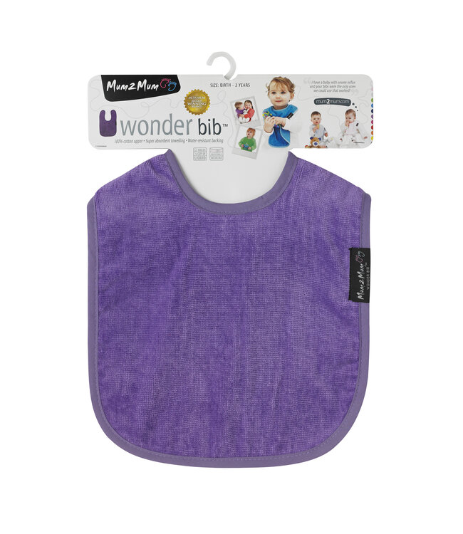 Mum2Mum Mum2Mum Standard Bib  Purple