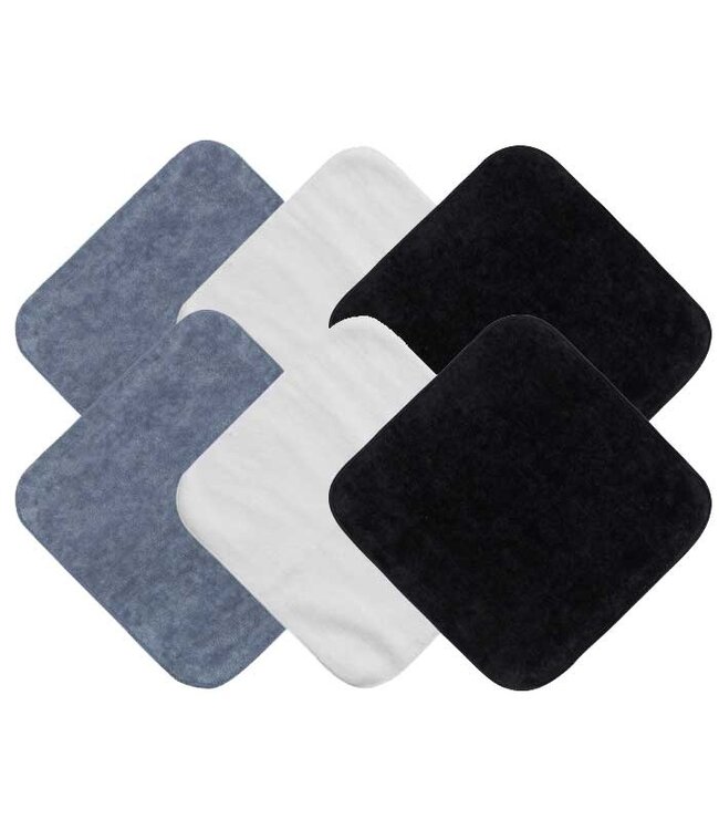 Mum2Mum Face Washers  Marble 6 stuks in een verpakking