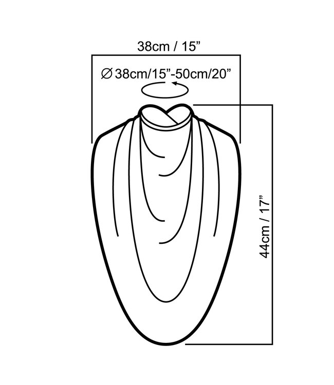 Bibetta Care Pashmina Scarf Clothing Protector Pink dot