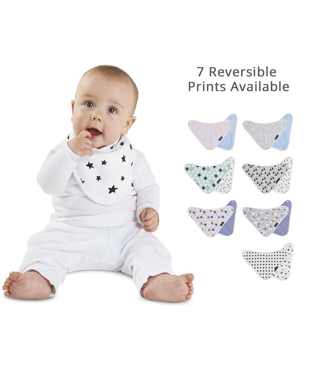 Mum2Mum Bambus Bandana Lätzchen Seestern 3 Stück