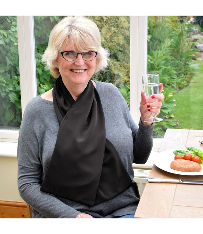 Bibetta Care Cross Scarf Care Design Black