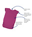 Bibetta Care Waterproof bibs, the Bibetta Tabard Slab Large Burgundy Pro80