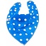 Bandana Bibble slabben Bandana Bibble Blue Dotty Small