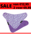 Mum2Mum Mum2Mum Fashion Bib Purple Daisies Purple