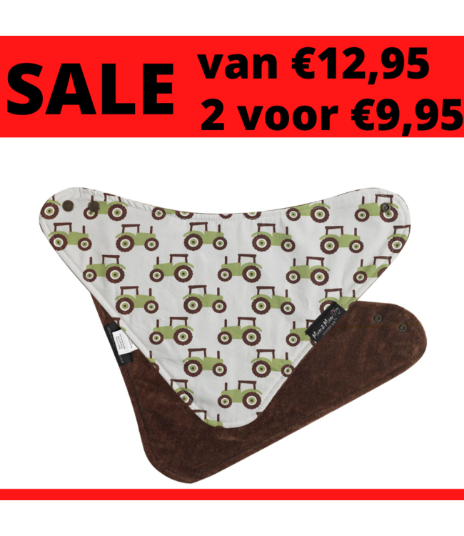 Mum2Mum Fashion Bandana Wonder Lätzchen Traktoren 2 Stück