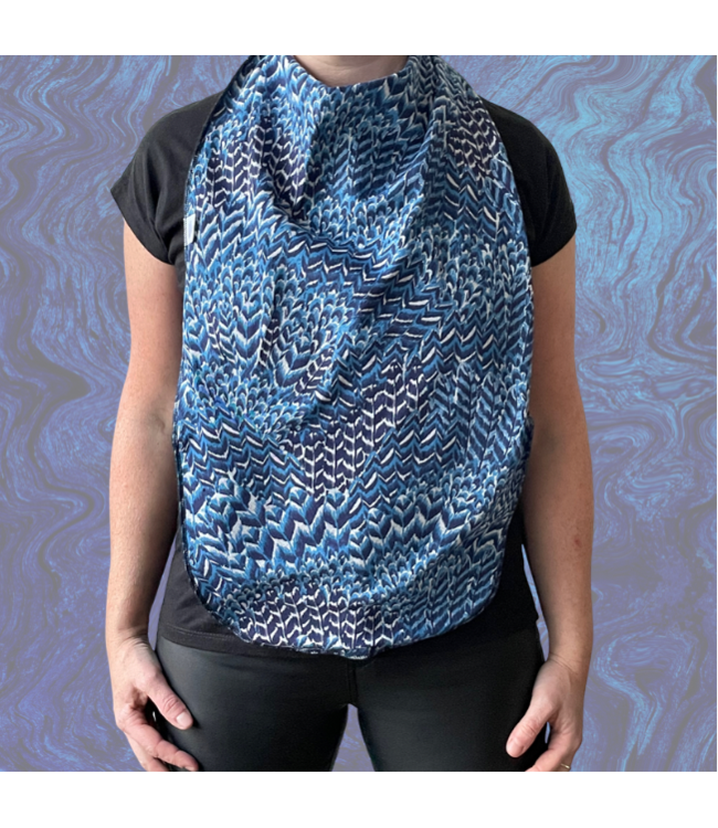 Bandana Bibble slabben Bibble dining bib  Peacock