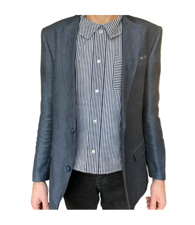 Bandana Bibble slabben Bibble, luxury eating bib 'The neat stripe'