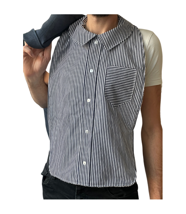 Bandana Bibble slabben Bibble, luxury eating bib 'The neat stripe'