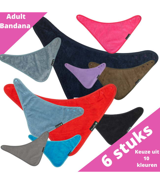 Mum2Mum Mum2Mum Voordeelpakket  Adult Bandana's 5+1 gratis