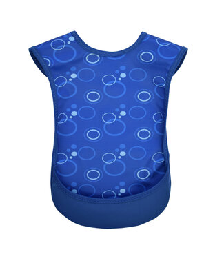 Bibetta Care Tabard Bib Junior Blue bubbles