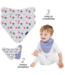 Mum2Mum Mum2Mum Bamboo Bandana Bib Starfish 3 stuks