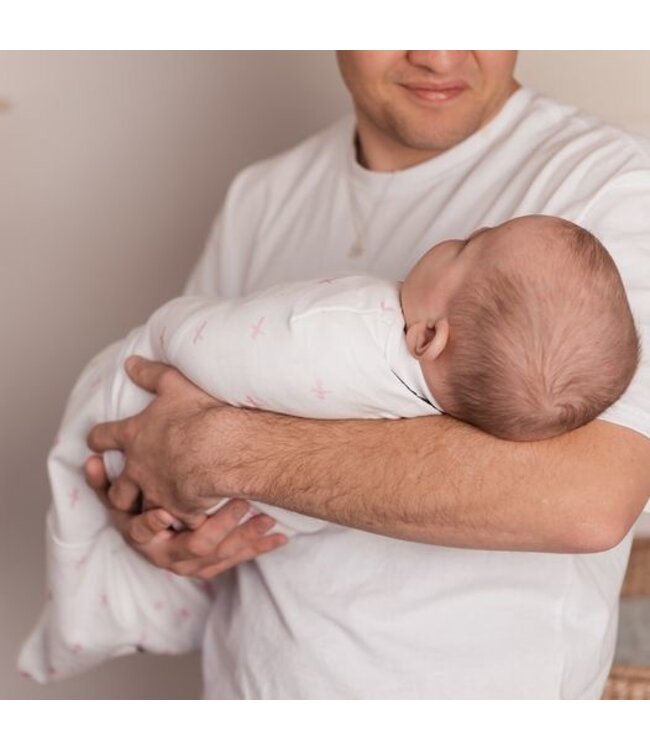 Mum2Mum Mum2Mum Summer Dream Swaddle- Inbakerdoek Groot| Roze X