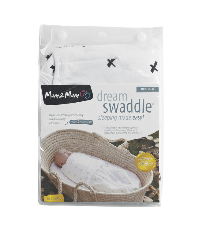 Mum2Mum Mum2Mum Dream Swaddle – Puckdecke klein | Schwarz