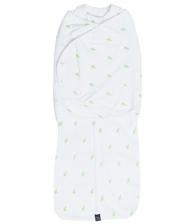 Mum2Mum Mum2Mum Dream Swaddle Large Green Cross